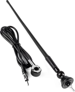 Universele antenne met voet - Auto antenne - 34cm - 5mm - 1,4m kabel lengte - Rubber — thumbnail 4