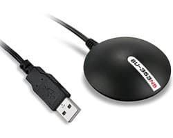 GlobalSat BU353S4, GPS-ontvanger met USB-aansluiting en magnetische bevestiging, waterbestendig