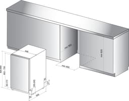 Bauknecht BSIO 3O35 PFE X inbouw vaatwasser 45 cm besteklade — thumbnail 2