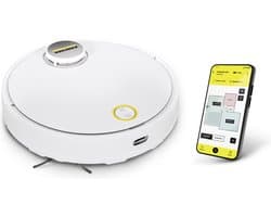 Kärcher RCV 3 Robotstofzuiger - dweilfunctie - slimme app bediening - LiDAR-lasernavigatie - ruimte- en obstakelherkenning - 2500 Pa - 120 min. looptijd - geschikt voor harde vloeren en tapijten