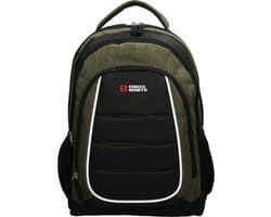 Enrico Benetti Campus Rugzak – 15” laptop, 24 liter – 47234 – Zwart Olijf