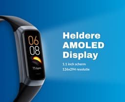 Kiraal Charge Fit - Stappenteller - Activity Tracker - Temperatuurmeter - Bloeddrukmeter - Hartslagmeter - Smartwatch - Horloge - Heren - Dames - Nederlandse Handleiding - Lila Paars — thumbnail 2
