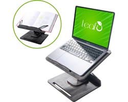 LeafU Kookboekhouder - Boekenstandaard - Verstelbaar Laptop Standaard - Boekenhouder - Book holder – Bladzijdehouder - MDF