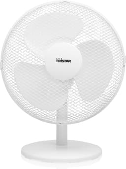 Tristar Tafelventilator 30 cm – 3 Snelheden – 85° Oscillatie – Verstelbare Luchtstroom – VE-5724 – Wit — thumbnail 1