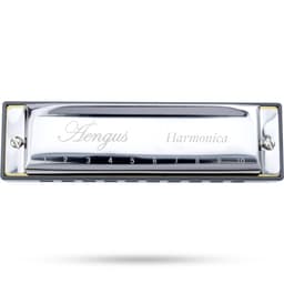 Mondharmonica C Majeur - Blues Harp C - zilver — thumbnail 3