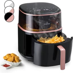Klarstein Heteluchtfriteuse, XL Airfryer om te Frituren, Friteuse met Stoomfunctie, Temperatuurkeuze en 16 Programma’s, Airfryer voor Heteluchtfrituren, Heteluchtfriteuse zonder Olie 1500 W, 7,5 Liter — thumbnail 1