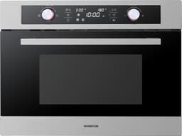 Inventum IMC6044RK - Inbouw combi-oven - Hetelucht - Magnetron - Grill - 44 liter - 45 cm hoog - Tot 230 graden - RVS/Zwart — thumbnail 2