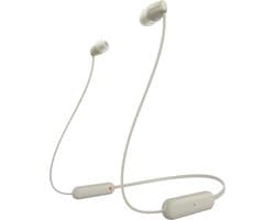 Sony WI-C100 - Draadloze oordopjes - Taupe