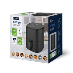 BluMill Digitale Airfryer - 8 Programma's - Timer - 5L - Te bedienen met Touch Screen of App — thumbnail 7