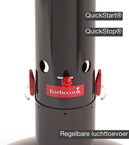 Barbecook Loewy 50 - houtskoolbarbecue - zwart - Ø 47.5cm — thumbnail 5