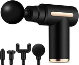 Massage gun - Sport en Relax Massage Apparaat - Professioneel Massage Pistool - Zwart en Grijs Massagepistool — thumbnail 3