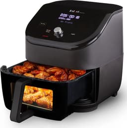Instant Vortex Plus ClearCook 5,7L Airfryer - Revolutionaire 6-in-1 Heteluchtfriteuse - Doorzichtig Kookvenster - 95% Minder Olie - Gezondere Maaltijden - Grote Capaciteit voor Hele Familie - Eenvoudige Reiniging - Gebruiksvriendelijk Touchscreen! — thumbnail 1
