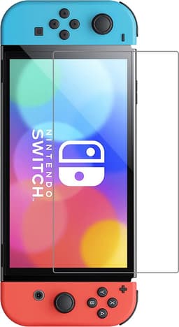 Screenprotector Geschikt voor Nintendo Switch OLED Bescherm Glas Screen Protector — thumbnail 1