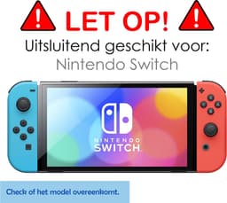 Screenprotector Geschikt voor Nintendo Switch Bescherm Glas Screen Protector - 3 PACK — thumbnail 2