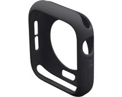 Cover - Case - Geschikt voor Apple Watch Series 40mm - Zwart - Armor Hoesje