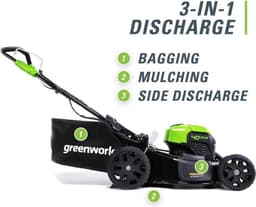 Greenworks GD40LM46SP 40V Li-ion accu grasmaaier body - 50L - 46cm — thumbnail 2