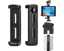 Ulanzi U-Pad Pro Tablethouder metaal met Cold Shoe Mount - Universeel tot 25,4cm breed - Tablet houder voor statief - 1/4inch schroefaansluiting - Zwart