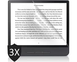 Screenprotector geschikt voor Kobo Libra H2O - Gehard Glas Beschermglas Tempered Glass Screen Protector - 3 Stuks