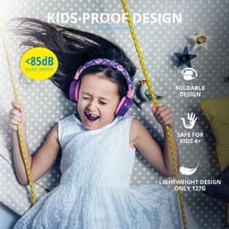 Trust Comi - Kinder Koptelefoon - Bluetooth - Paars — thumbnail 5