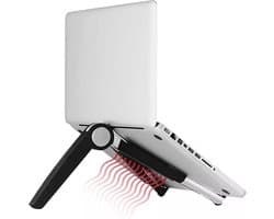 LOUZIR Laptopstandaard Ondersteund 10-16 inch Ergonomische en verstelbare Laptop stand | Tablet standaard - Tripod - tot 15.6 inch