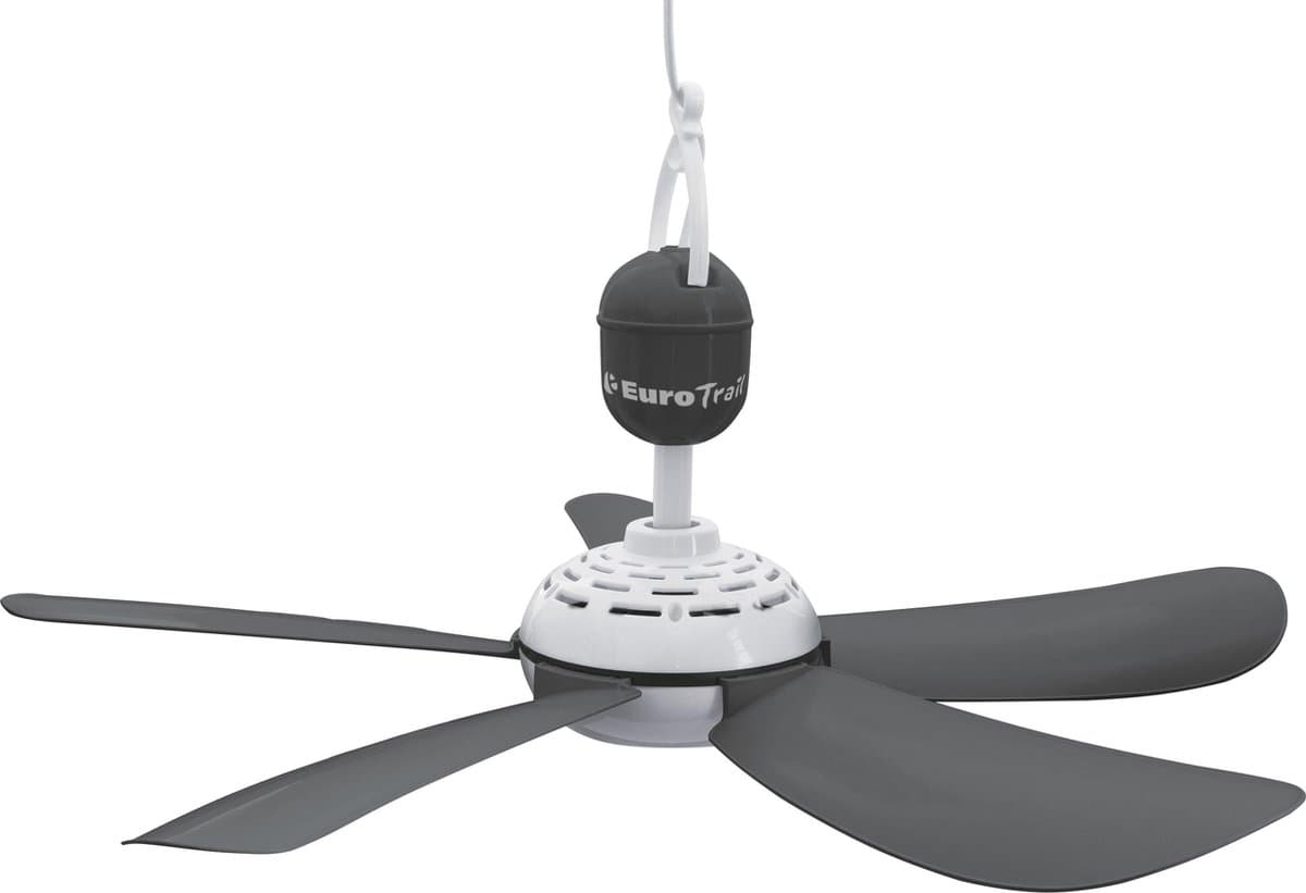 Eurotrail Plafond Ventilator - Charcoal — afbeelding 1