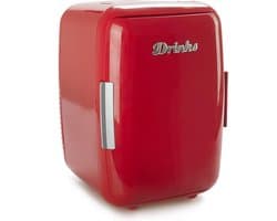 Mini Draagbare Koelkast Frigo Rood 28 x 20 x 23 cm