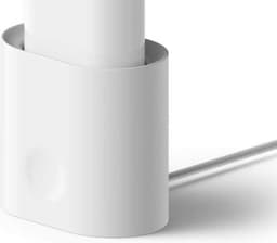 DrPhne AP3 Zachte Siliconen Standhouder -Bureau Oplaadstation - Geschikt voor AirPods 1/2 - Wit — thumbnail 1
