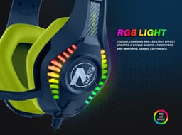 Nerf Pro G5 - koptelefoon - RGB lights - inklapbare microfoon - extra lange kabel - verstelbaar — thumbnail 5