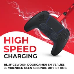 ProFPS Oplaadkabel - Geschikt voor PS5 Controller - 3 Meter - Nylon — thumbnail 4