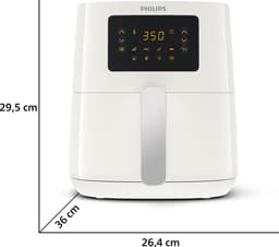 Philips Airfryer Essential 3000 Series - HD9252/00 - 4 liter (L) - Heteluchtfriteuse - RapidAir - Warmhoudfunctie — thumbnail 8