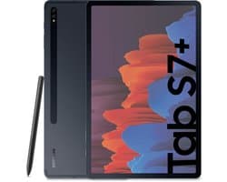 Samsung Galaxy Tab S7+ SM-T970 5G Qualcomm Snapdragon LTE 128 GB 31,5 cm (12.4") 6 GB Wi-Fi 6 (802.11ax) Android 11 Zwart