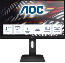 AOC Pro-line X24P1 computer monitor 61 cm (24") 1920 x 1200 Pixels WUXGA LED Zwart — thumbnail 1