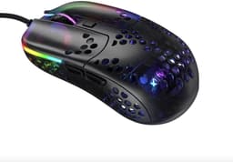 CHERRY XTRFY MZ1 Gaming Muis - Ultra Licht - 16000 DPI - RGB - 1.8m Kabel - Zwart — thumbnail 1