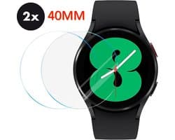 Screenprotector geschikt voor Samsung Galaxy Watch5 - Gehard Glas - 2 stuks - 40mm