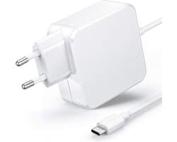 45W Voedingsadapter USB C met Geïntegreerde 2 Meter Kabel - Oplaadkabel voor Laptop - Laptoplader - Oplader - 45 Watt - Power Delivery 3.0