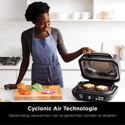 Ninja Foodi AG651EU Pro - Multifunctionele Grill en Airfryer - 7 Kookfuncties - Inclusief Extra Plancha Grillplaat en Braadthermometer — thumbnail 2