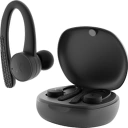 Audrax Sport Draadloze oordopjes – Oortjes Draadloos - Noise Isolation - 75 Uur Afspeeltijd - IPX7 Waterbestendig - Fysieke knoppen - Oplaadcase met display - Hardlopen - Zwart — thumbnail 1
