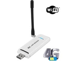USB 4G Dongle - 4g router - WiFi modem - voor laptop en computer - simkaart - 150 Mbps - mifi router - wifi buddys - wifi hotspot