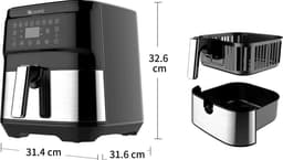 Proscenic T21 Heteluchtfriteuse - Touch Screen Paneel Friteuse - Airfryer - 5.5 Liter — thumbnail 4