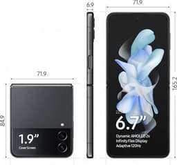 Samsung Galaxy Z Flip 4 - 512GB - 5G - Graphite — thumbnail 15
