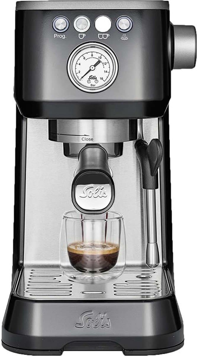 Solis Barista Perfetta Plus 1170 V2 Pistonmachine - Espressomachine - Koffiemachine met Bonen - Zwart — afbeelding 1