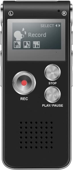 LOUZIR Digitale Dictafoon Voice Recorder 8GB Audio Opname Spraak Recorder met Display — thumbnail 4