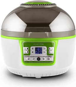 VitAir Turbo hetelucht friteuse groen-wit 1400w grillen bakken 9l — thumbnail 8
