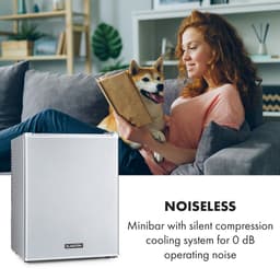 Klarstein Minibar Mini Koelkast voor Kamer, 33 L Mini Koelkast voor Dranken & Cosmetica, Kleine , Kleine en Stille Koelkast, Verstelbare Plank, Skincare Koelkast 5–15 °C - 25 dB - voor Hotelkamer voor Partykelder - Compact — thumbnail 9