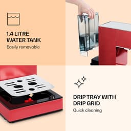Pausa Espresso Maker 1350 Watt 20 Bar Druk Waterreservoir: 1,4 Liter Roestvrij Staal — thumbnail 4