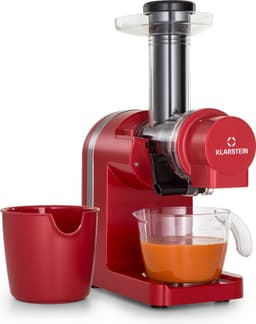 Klarstein Bella Elegance Sappers 200 W, Sapcentrifuge met 400 ml, BPA-vrij, antislip standvoet, max. continue bedrijfstijd: ca. 20 minuten, eenvoudige reiniging, rood — thumbnail 1
