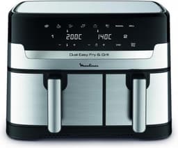 Moulinex Dual Easy Fry & Grill YY5233FB - Airfryer - 8 L - 2450 Watt — thumbnail 1