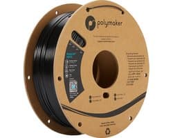 Polymaker PB01001 PolyLite Filament PETG Hittebestendig, Hoge treksterkte 1.75 mm 1000 g Zwart 1 stuk(s)