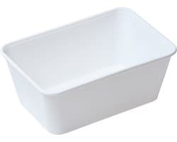 PP Magnetron bakjes / Microgolfoven bakken 1000cc 100 stuks met deksel