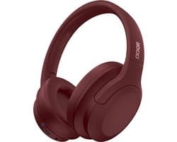 OOQE PRO HX9 - Koptelefoon | Koptelefoon Bluetooth | Koptelefoon Draadloos | Koptelefoon met Microfoon | Passive Noise Cancelling | ClearTone: Zuiver | Nieuwste Bluetooth 5.3 | Opvouwbaar | Ergonomisch | Energiezuinig: Lange Batterijduur | Rood — afbeelding 1